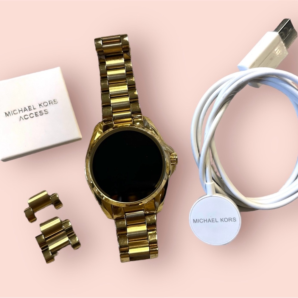 Michael Kors Access Bradshaw Gold-Tone Smartwatch
